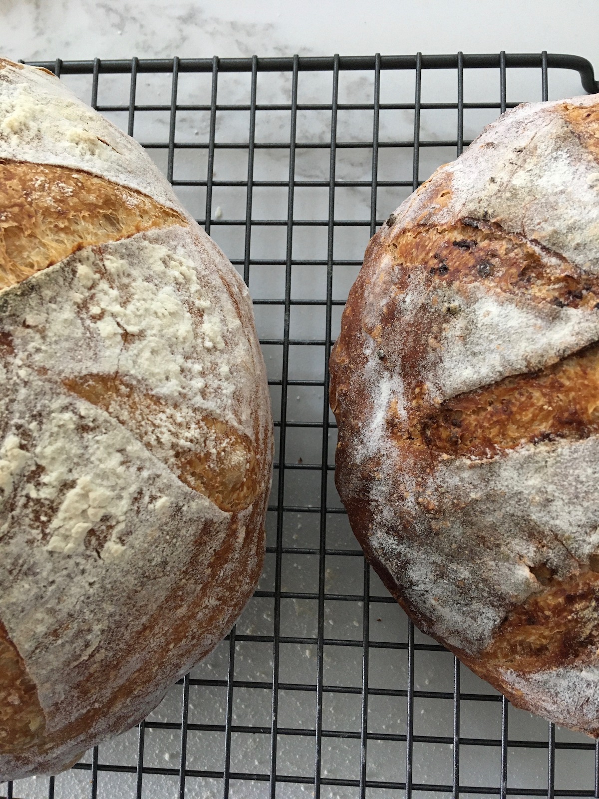 Adding koji to bread dough