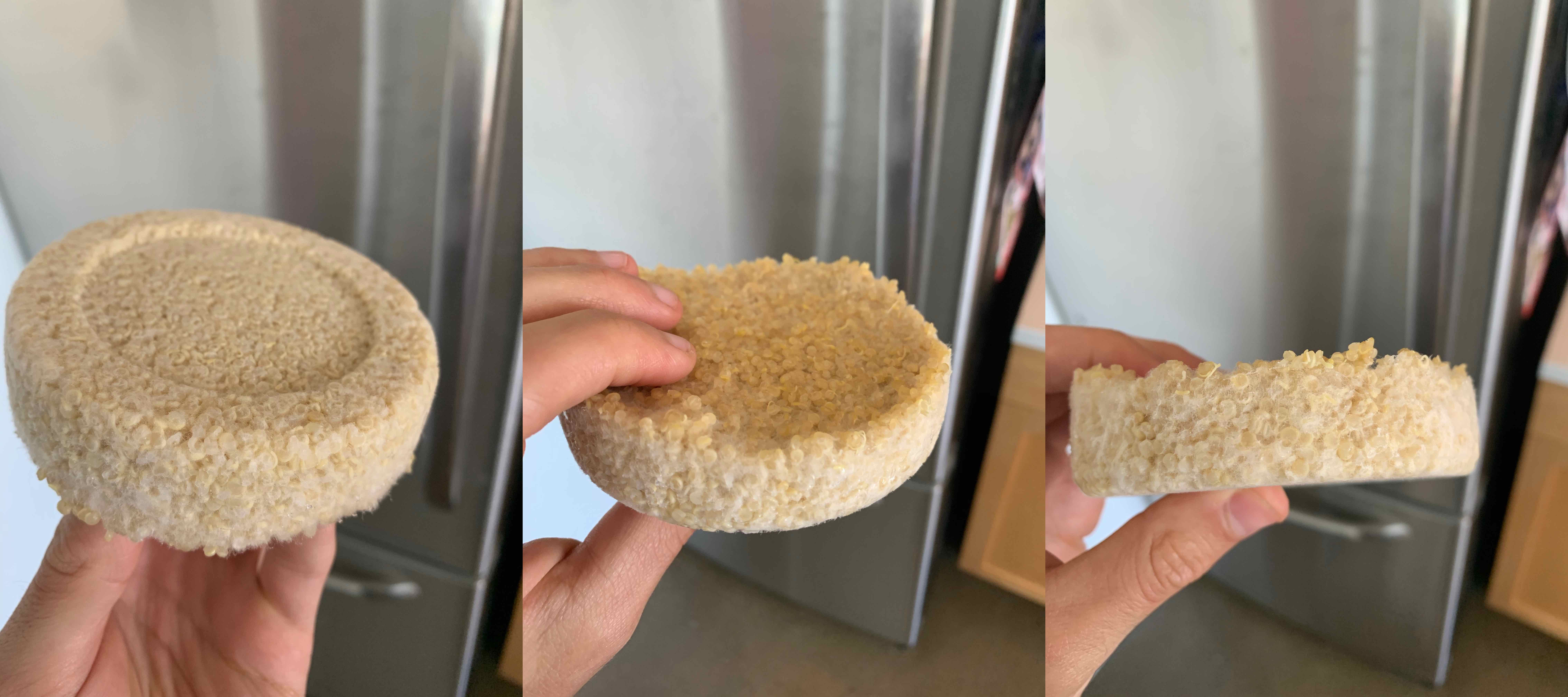 Time Lapse Of Quinoa Tempeh Burgers Controlled Mold